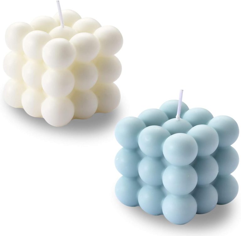 Bubble Cube Soy Wax Candle Set – 2 Pack